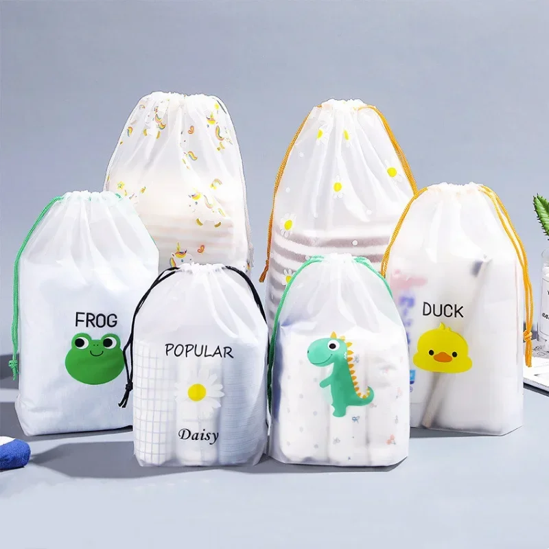 Skincare Animate - 3 sztuk/zestaw Cute torba ze sznurkiem